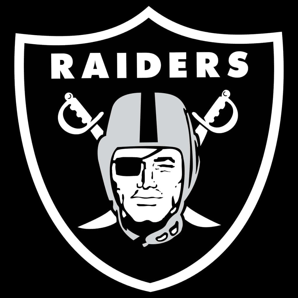 Oakland Raiders, Raiders logo, helmeted warrior, SD Desktop Wallpaper