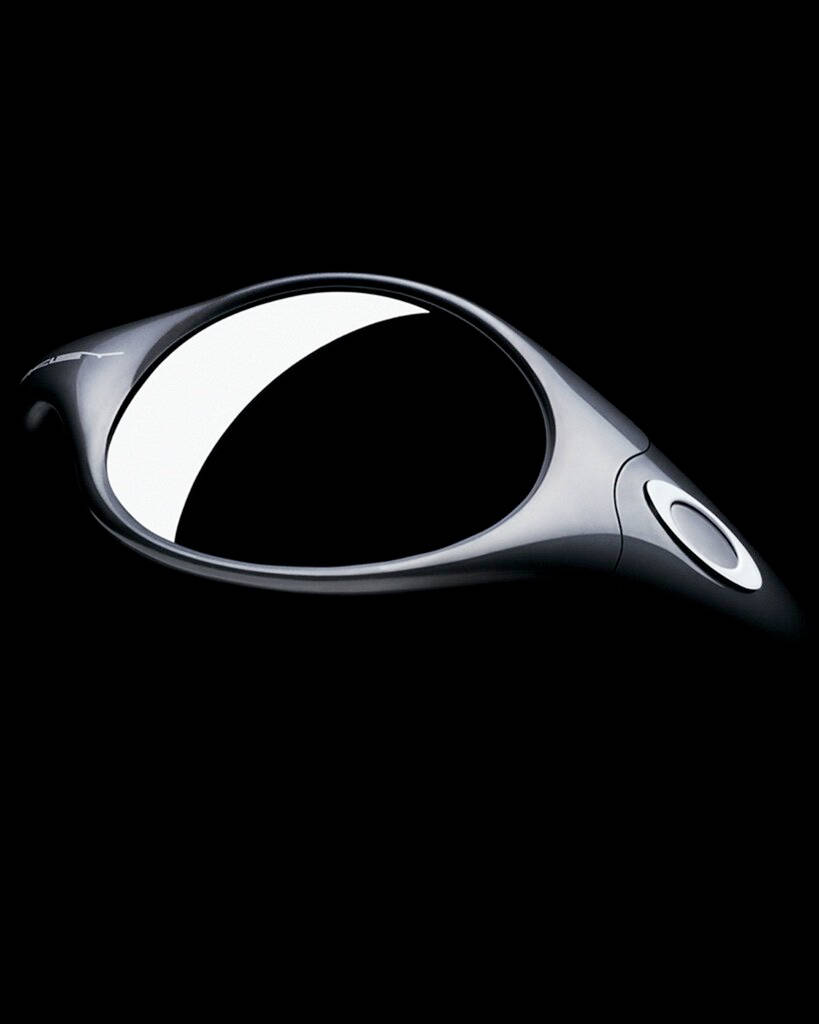 Oakley, black aesthetic, sleek silver futuristic device, SD Phone Wallpaper