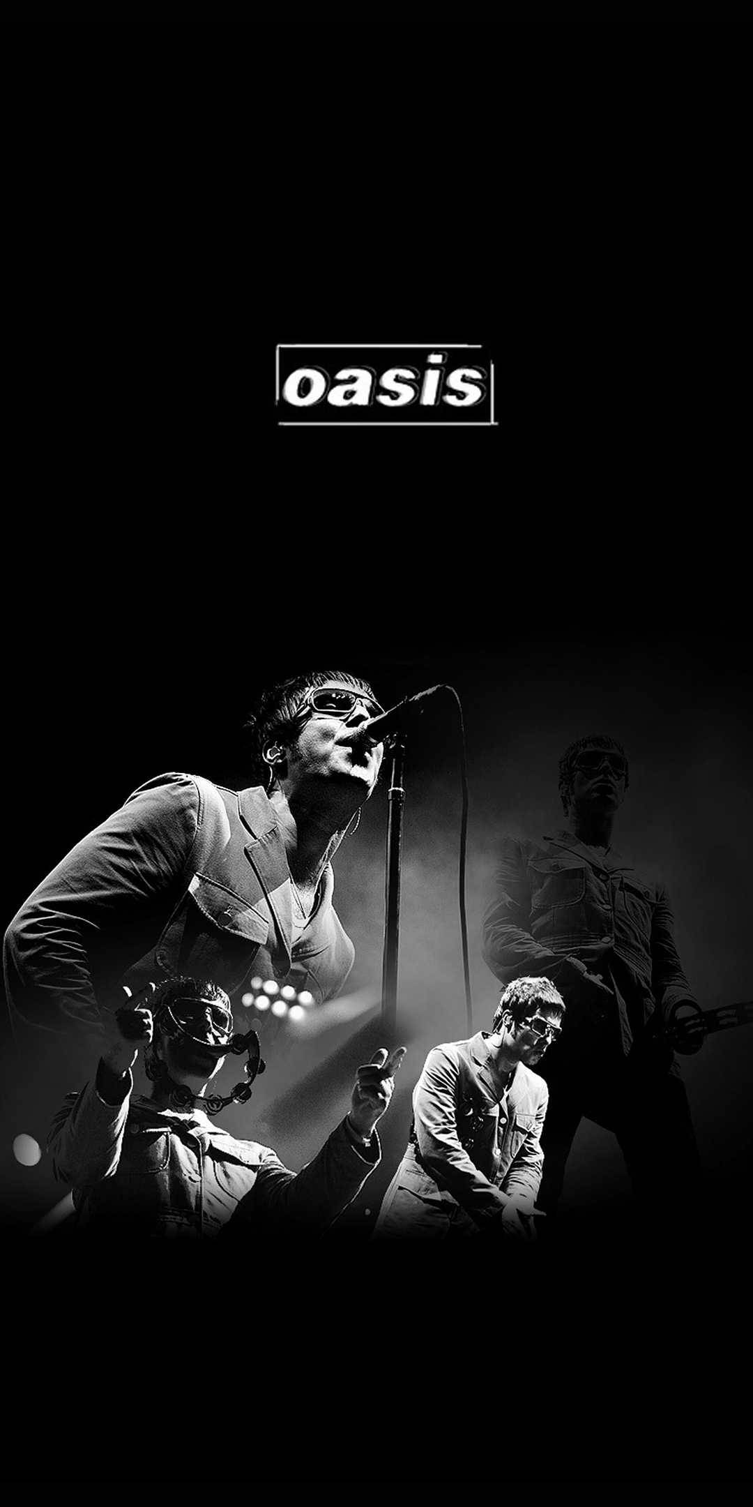 Oasis, band members, concert photo, Full HD Phone Wallpaper