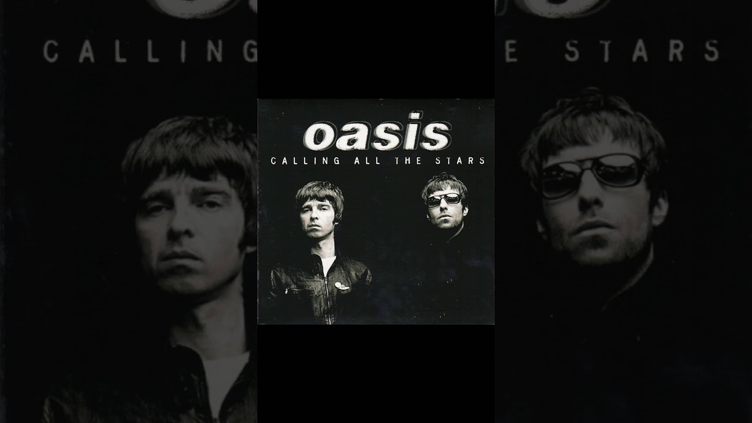 Oasis, black and white, album cover, 2K Desktop Wallpaper