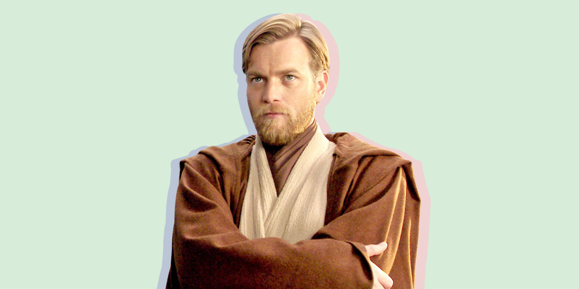 Obi Wan Kenobi, beard, brown robe, Full HD Desktop Wallpaper