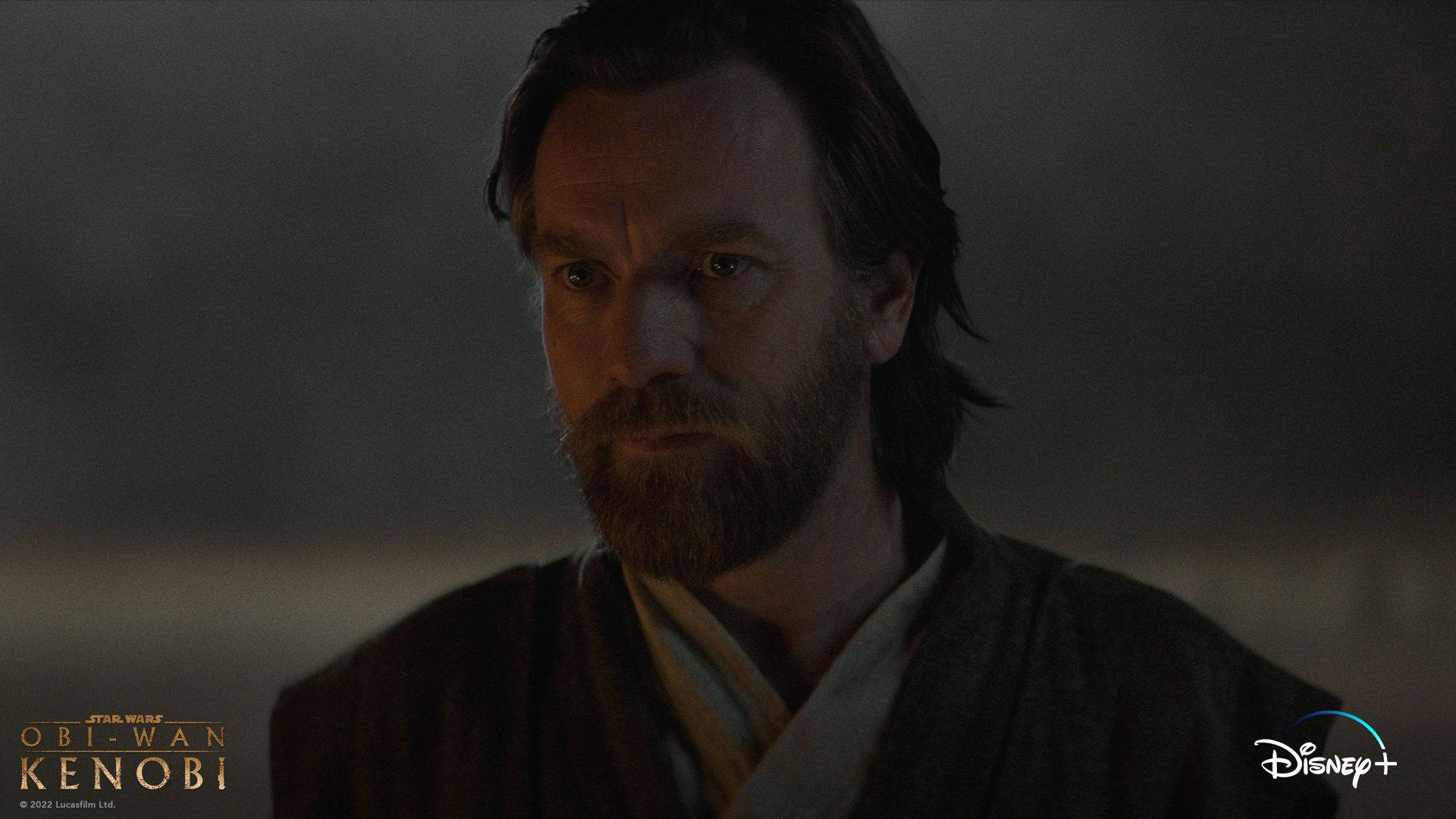 Obi-Wan Kenobi, poker portrait, close-up, Full HD Desktop Wallpaper