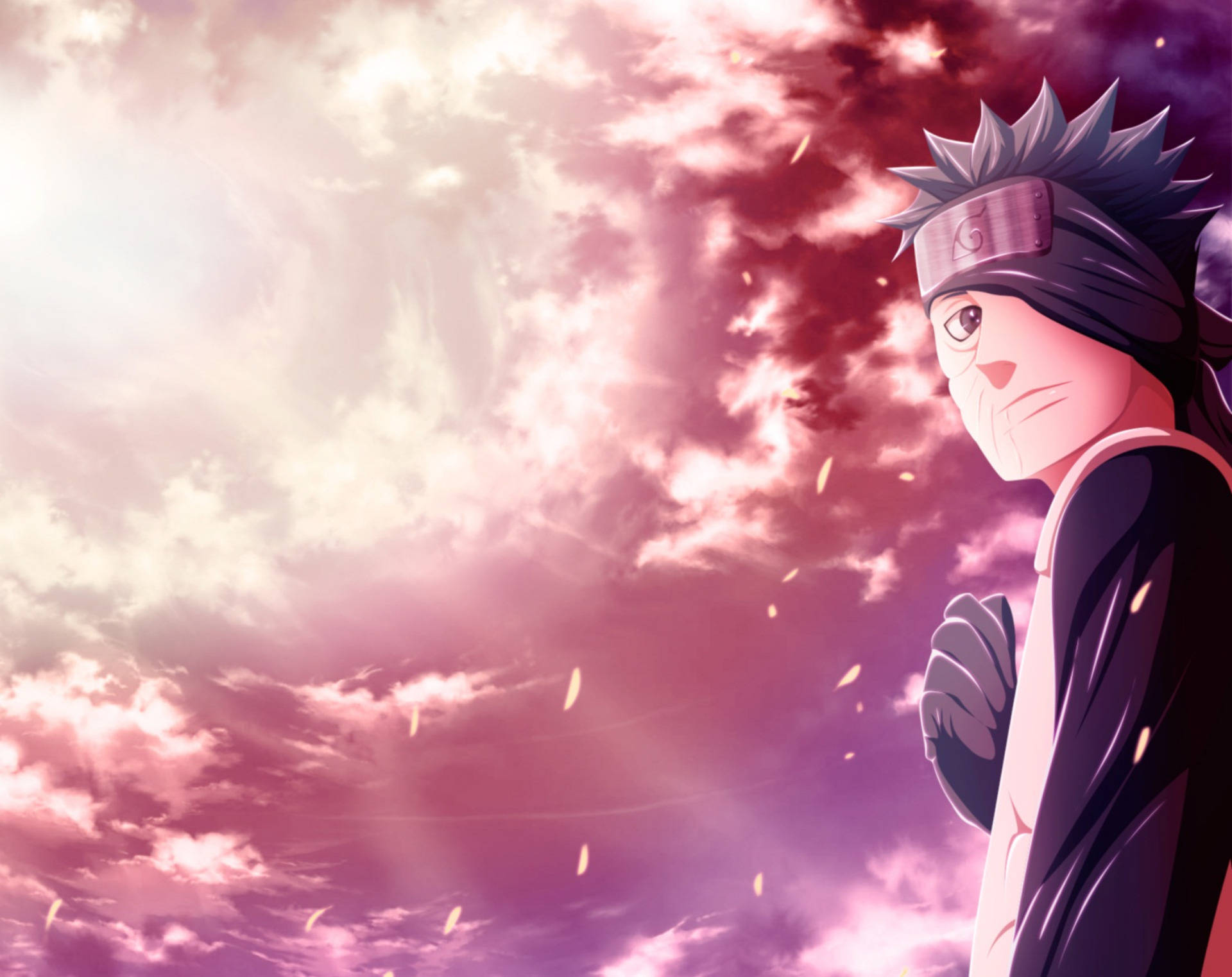 Obito Uchiha, spiky hair, headband, Full HD Desktop Wallpaper