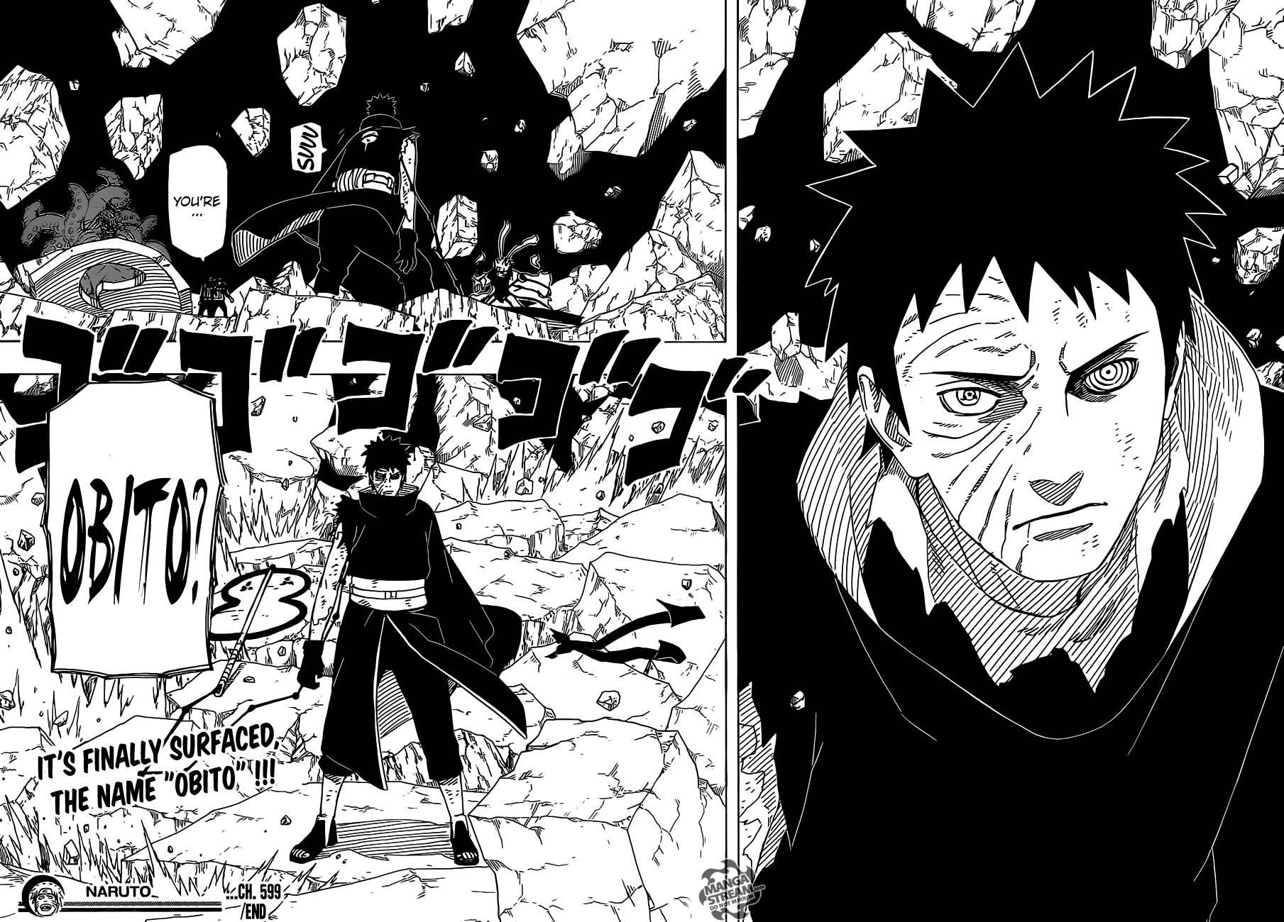 Obito Uchiha, manga panel, shocked character, HD Desktop Wallpaper