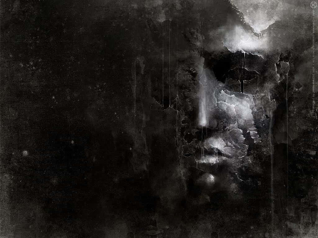 Obscure, monochrome, face, SD Desktop Wallpaper