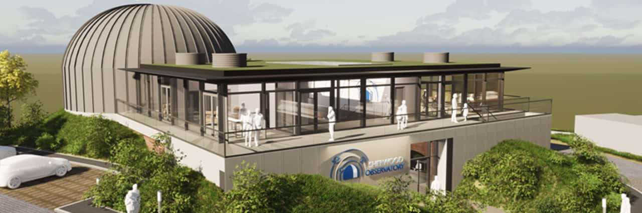 Observatory, glass facade, dome, HD Desktop Wallpaper