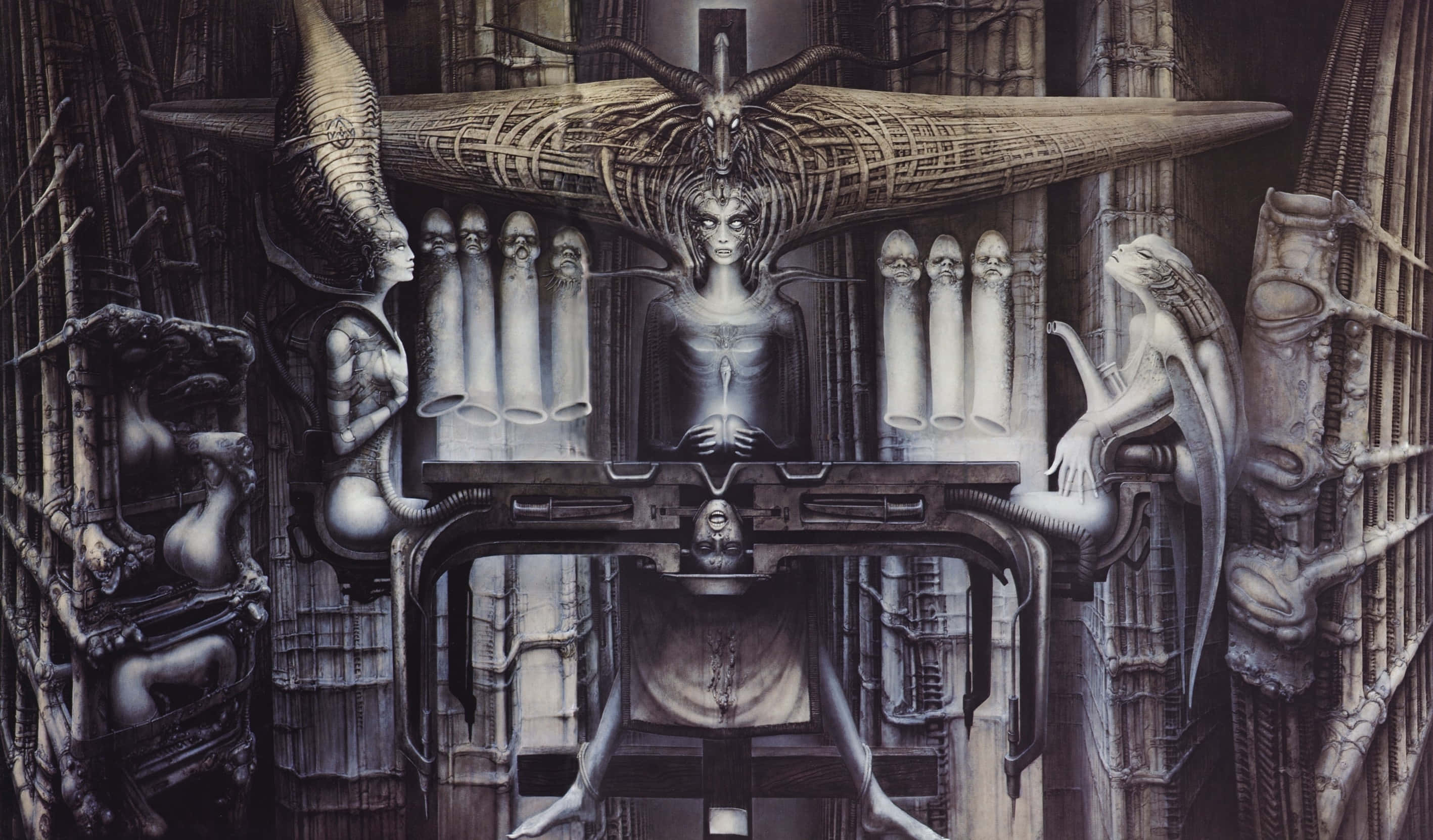 Occult, 2835 x 1663, Enigmatic Occult Tapestry, 2K Desktop Wallpaper