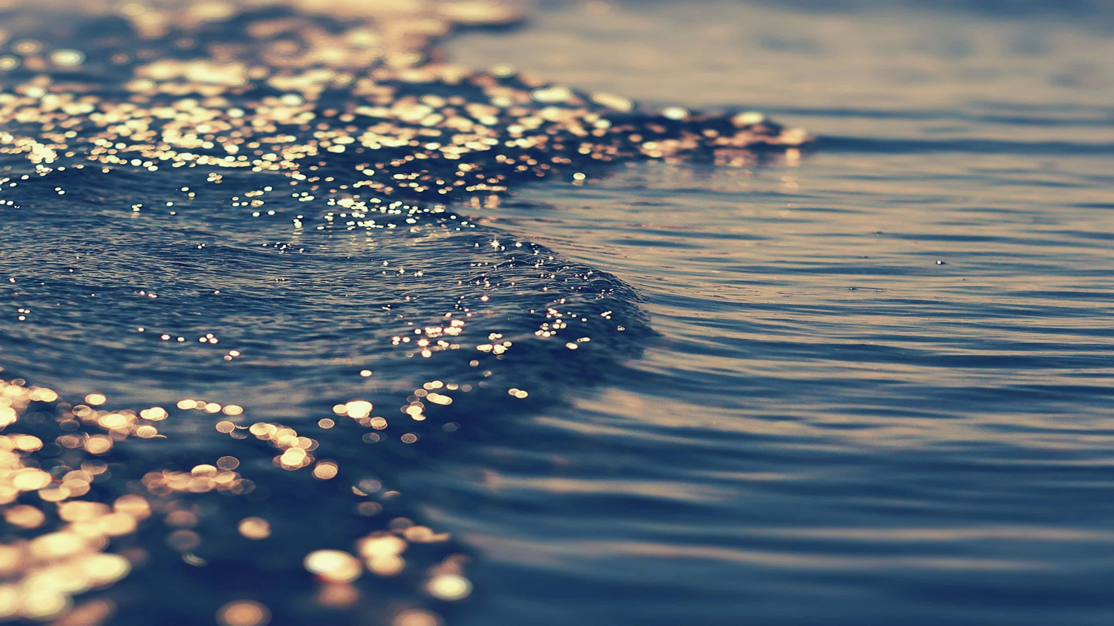 Ocean 4K iPad, blue ocean, sunlight, 4K Desktop Wallpaper