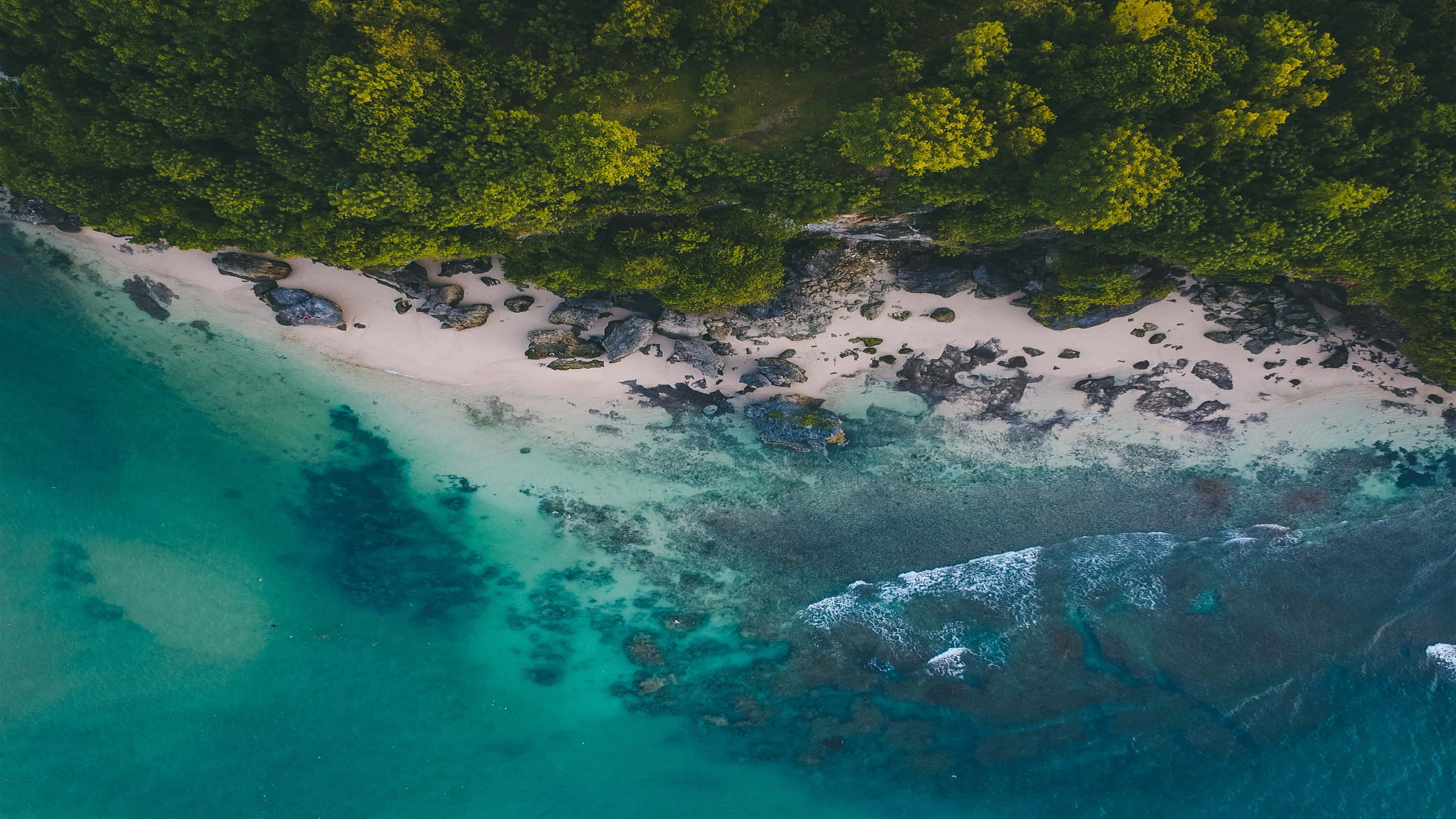 ocean, 4K iPad, tropical beach, 4K Desktop Wallpaper
