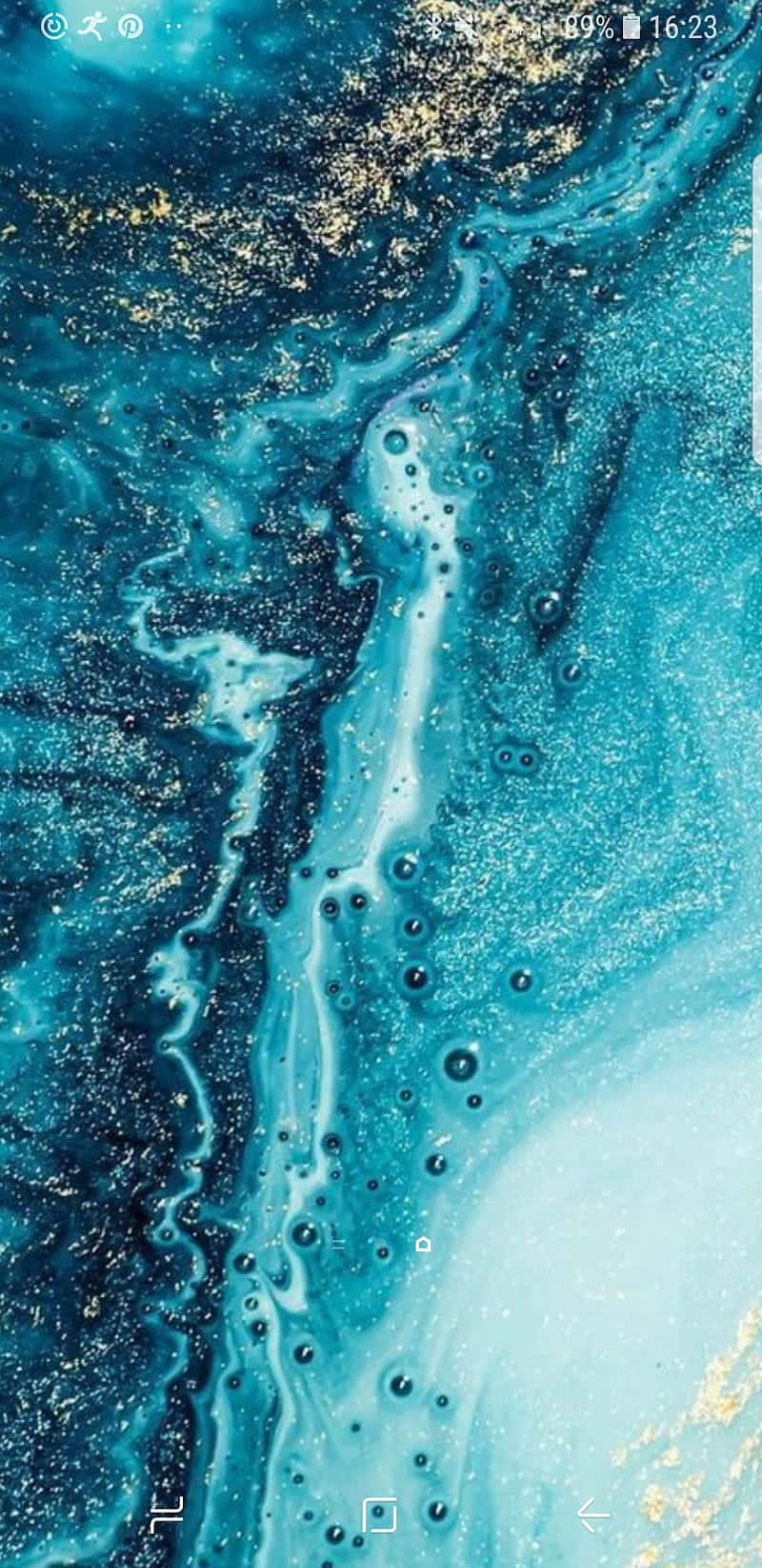 blue and gold background, swirling teal blues, shimmering gold specks, HD Phone Wallpaper