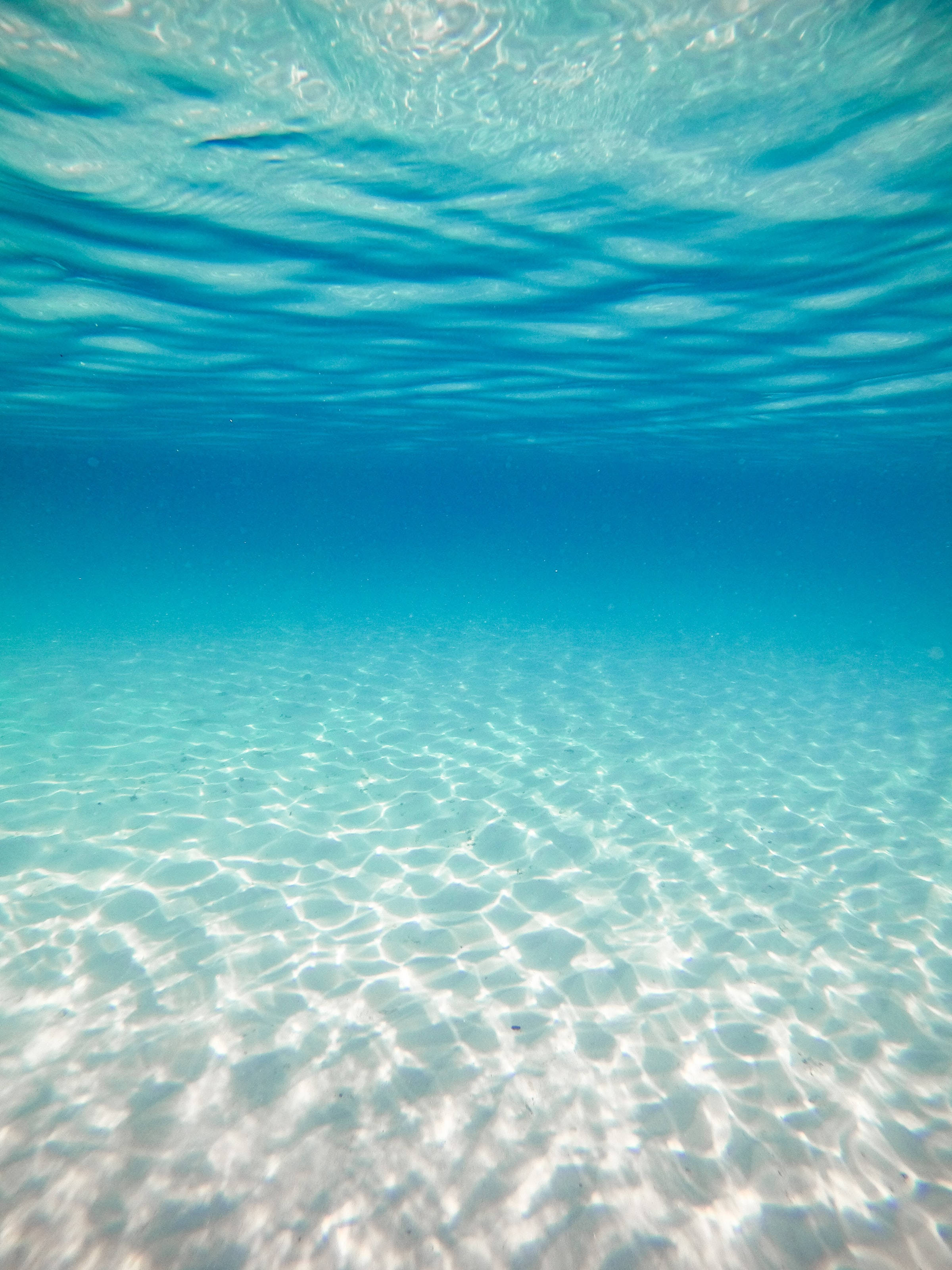 sunlight, ocean blue waters, crystal clear turquoise water, 2K Phone Wallpaper