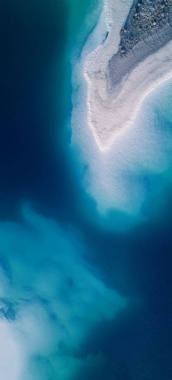 vivo y20, pristine white, shorelines, SD Phone Wallpaper