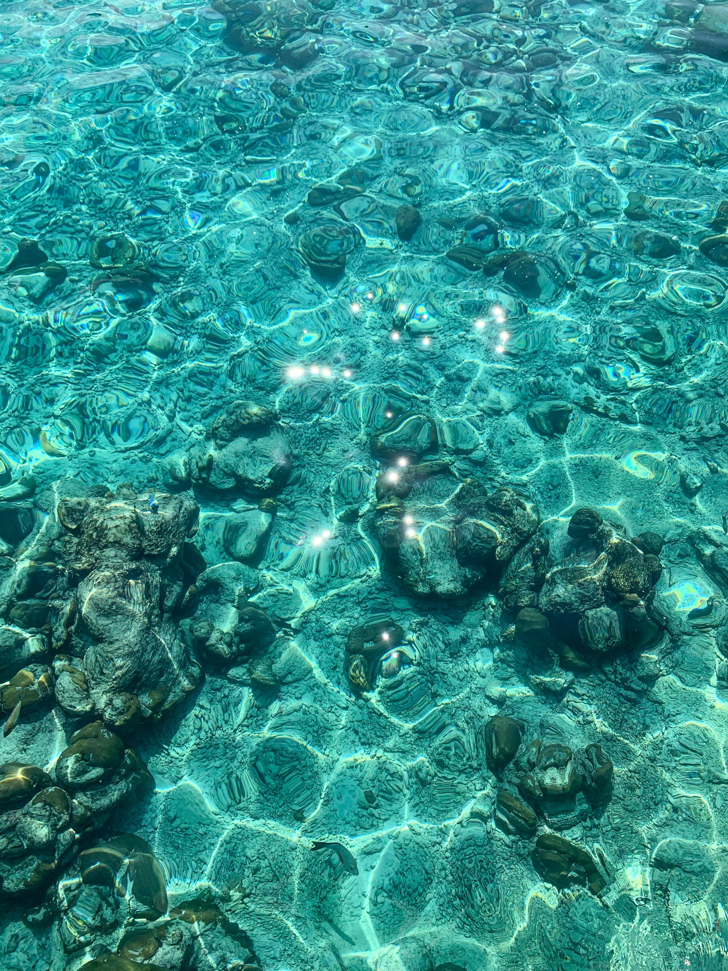 Ocean Blue, turquoise water, sunlight, 2K Phone Wallpaper
