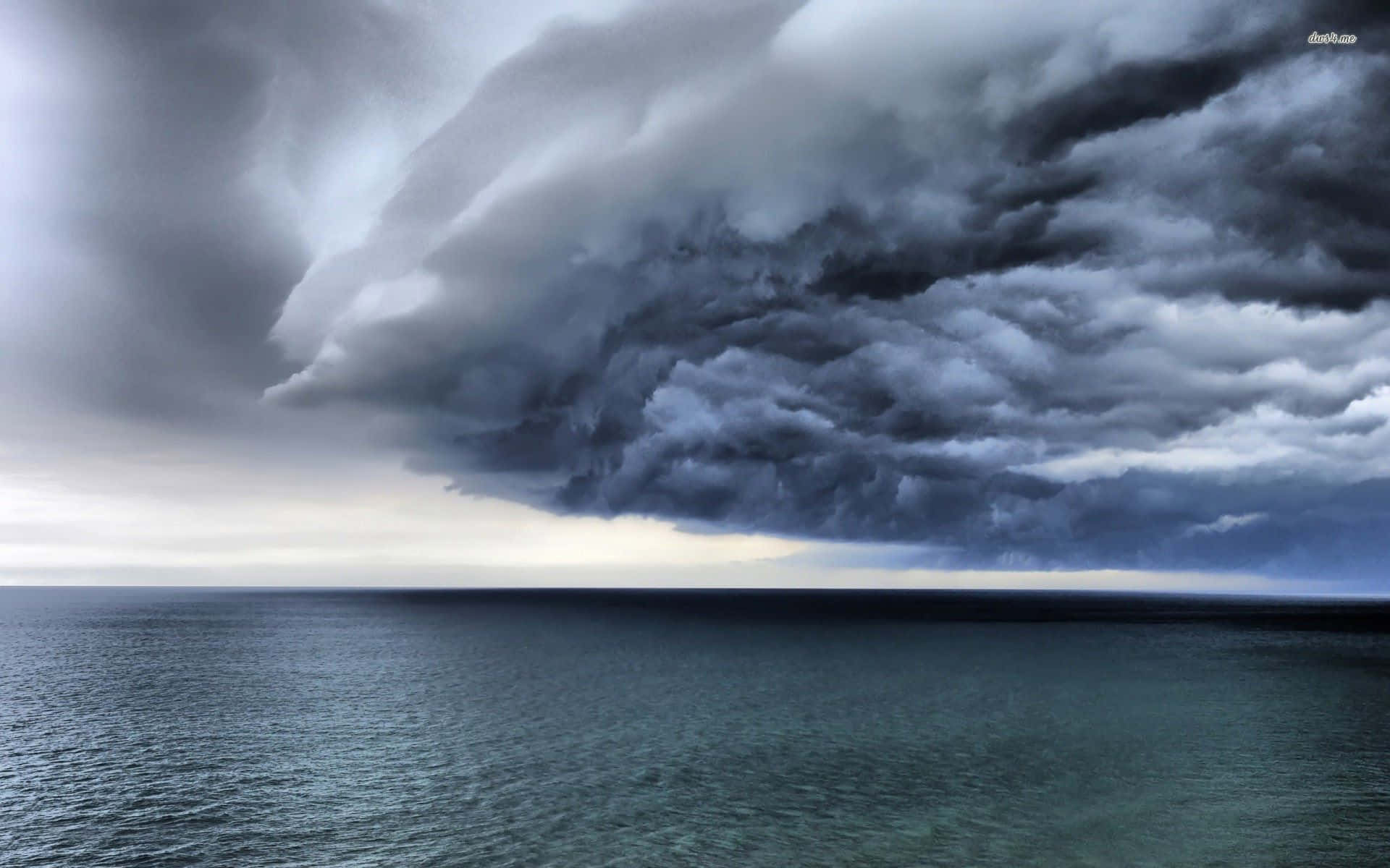 Ocean Storm, storm cloud, ocean, Full HD Desktop Wallpaper