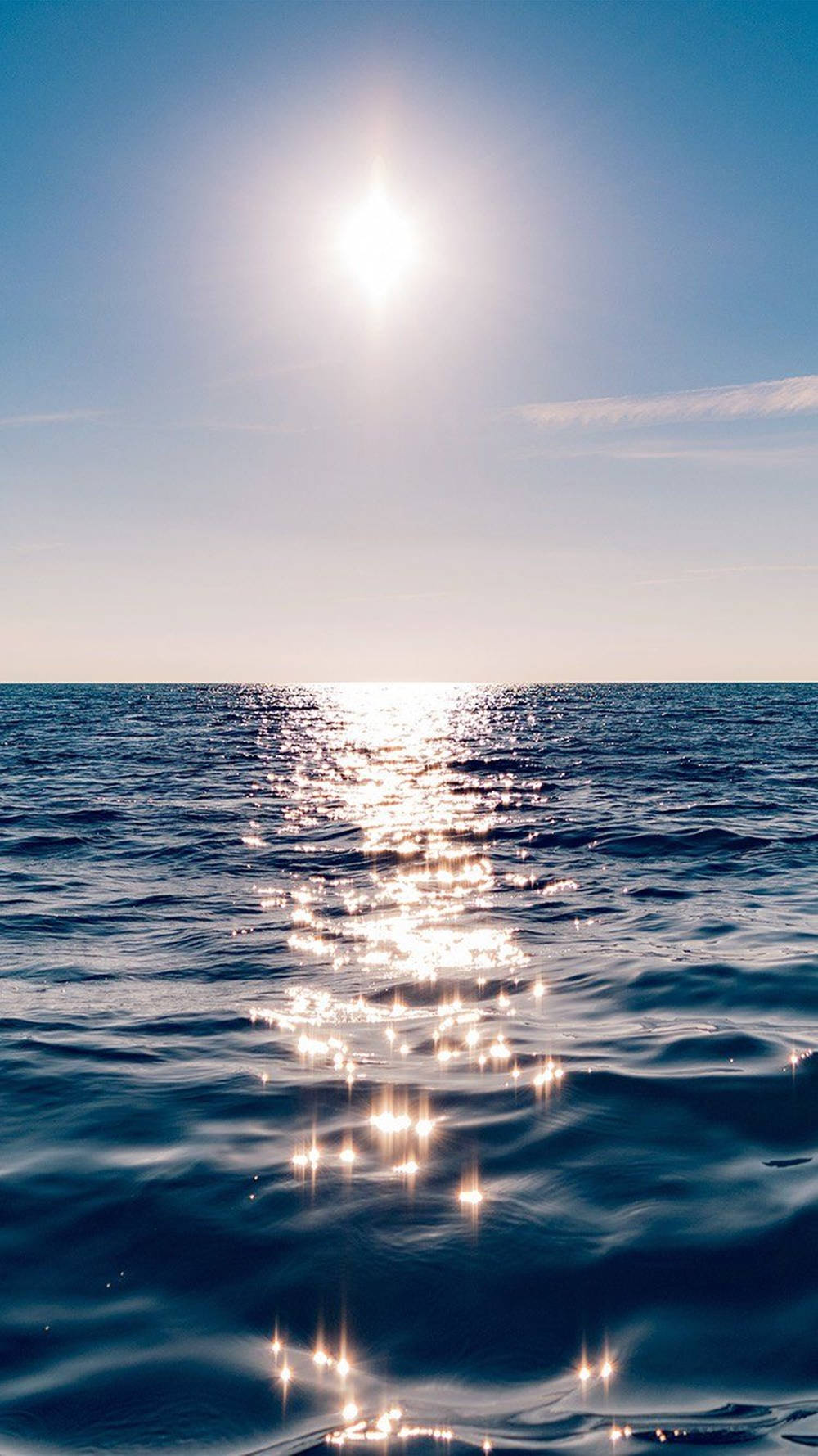 Ocean, Sun, Sunlight, HD Phone Wallpaper