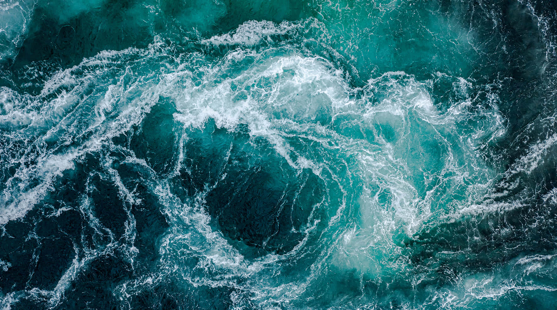 majestic wave, deep blue ocean, turquoise ocean, HD Desktop Wallpaper