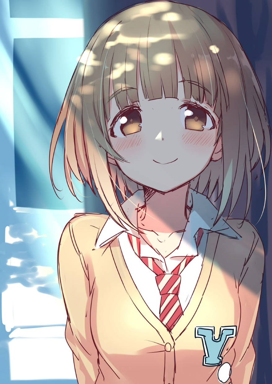 Ochaco Uraraka, bright pink, school uniform, SD Phone Wallpaper
