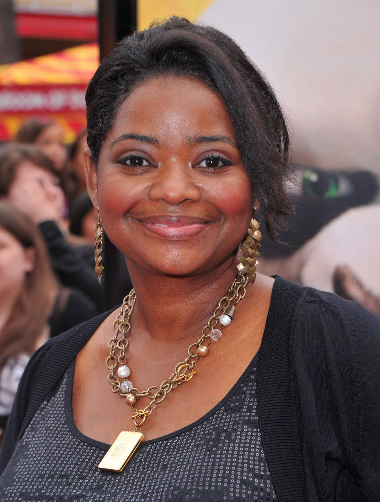 Octavia Spencer, American movie actress, dark hair, HD Phone Wallpaper