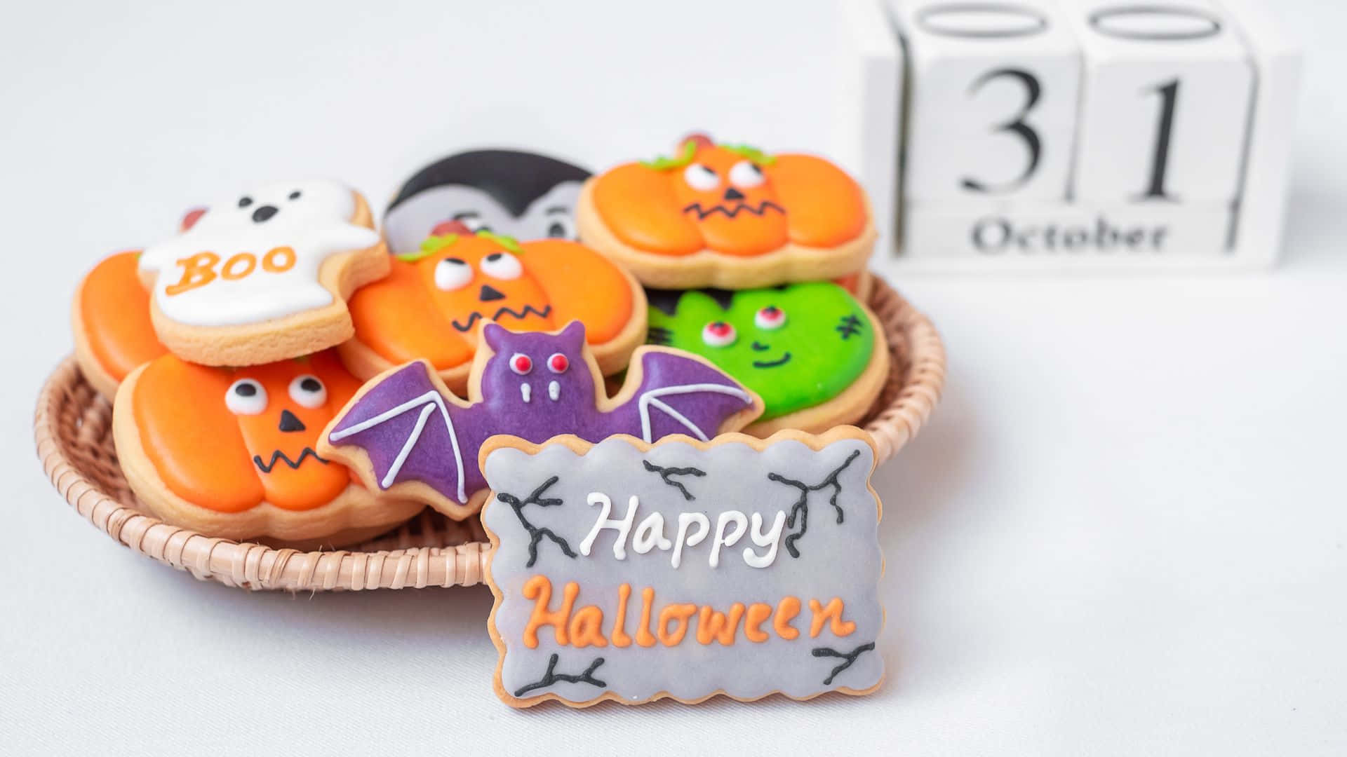 October 31st, Halloween, pumpkins, Full HD Desktop Wallpaper