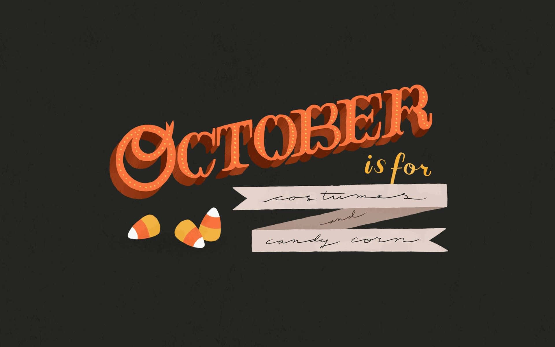 October, costumes, candy corn, Full HD Desktop Wallpaper
