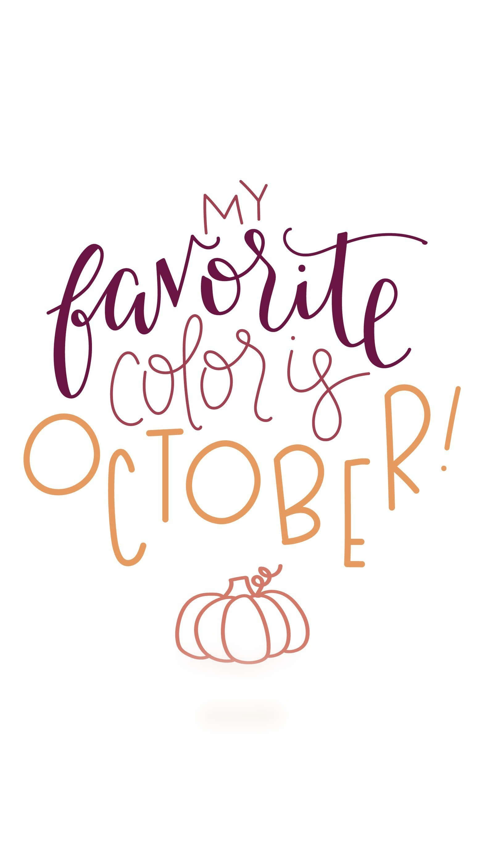 October iPhone, purple, orange, 2K Phone Wallpaper