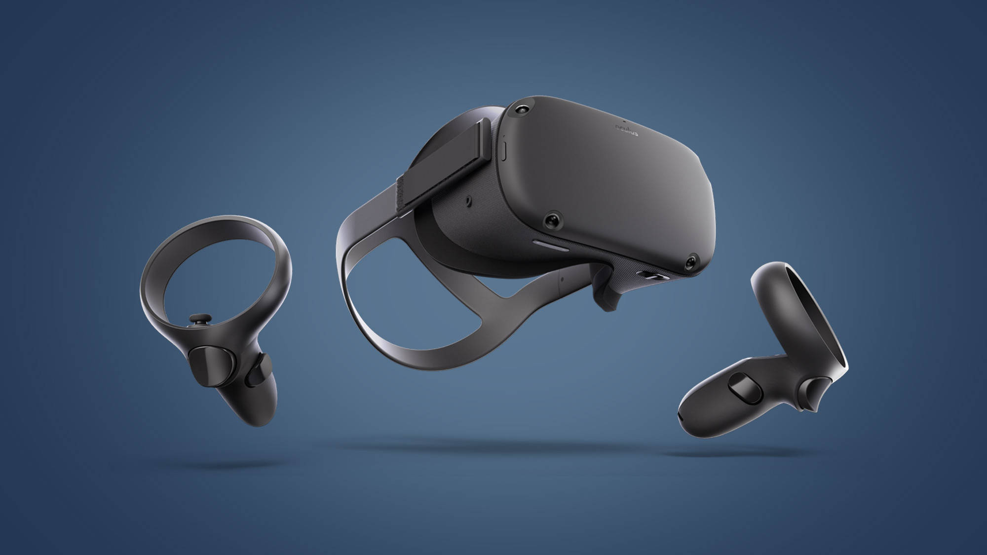 Oculus Quest 2, black, VR headset, Full HD Desktop Wallpaper