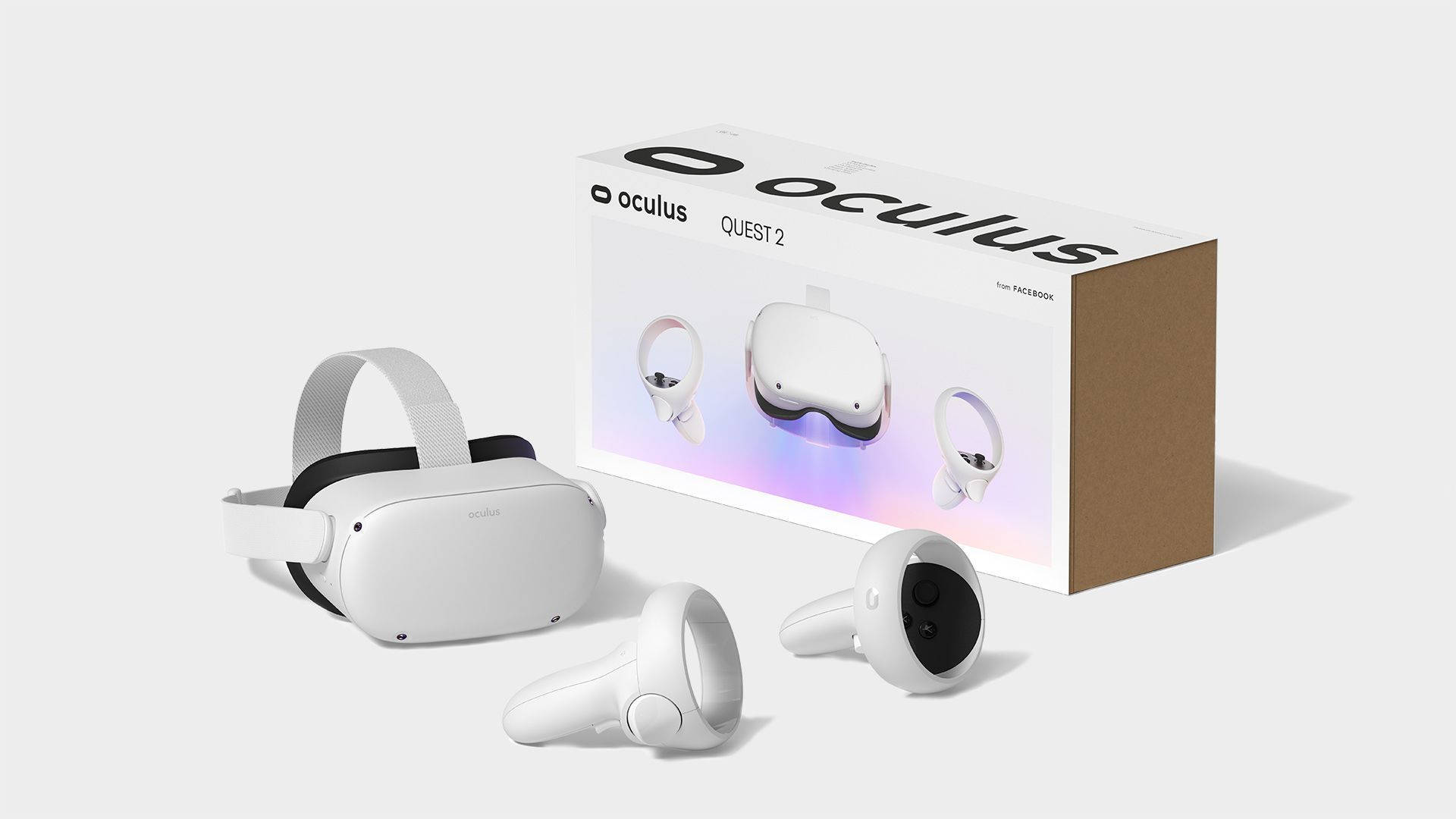 Oculus Quest 2, white, VR headset, Full HD Desktop Wallpaper