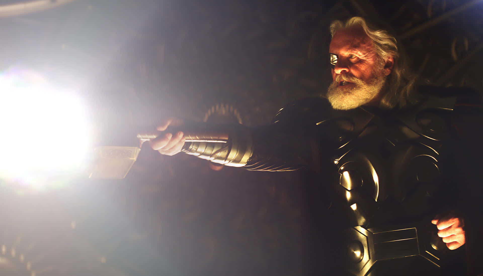 Odin, bearded warrior, dark armor, Full HD Desktop Wallpaper