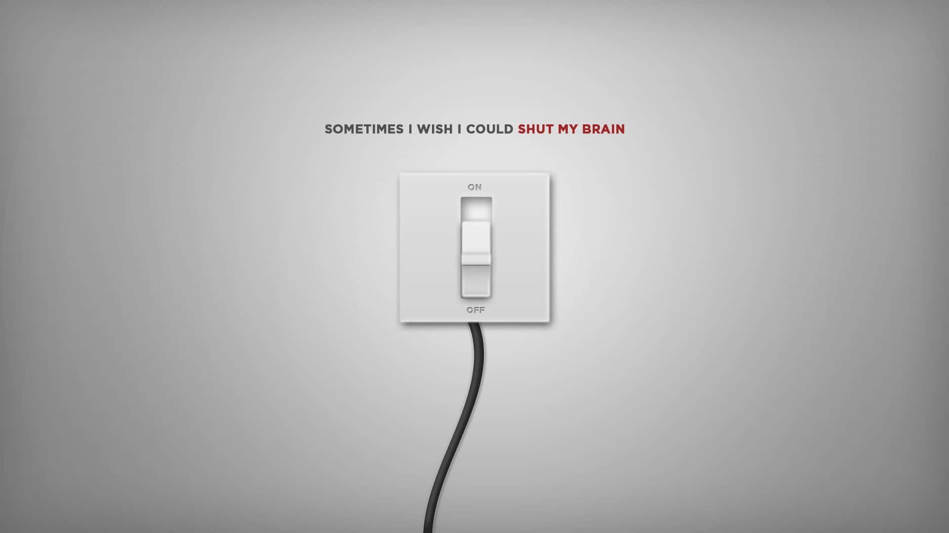 Off White Desktop, light switch, black cord, Full HD Desktop Wallpaper
