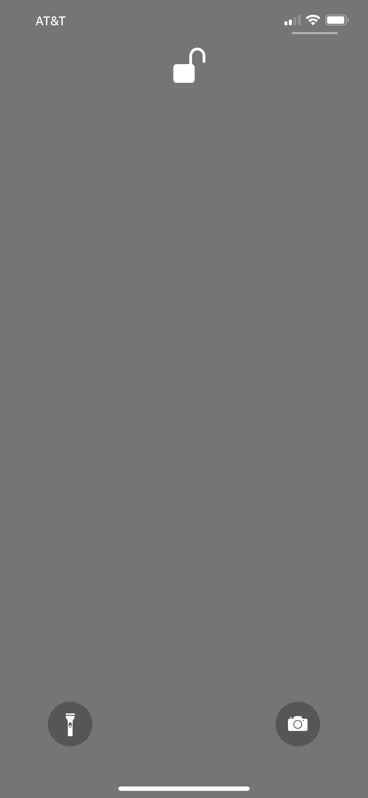 Off White iPad, minimalist gray, white unlock icon, 2K Phone Wallpaper
