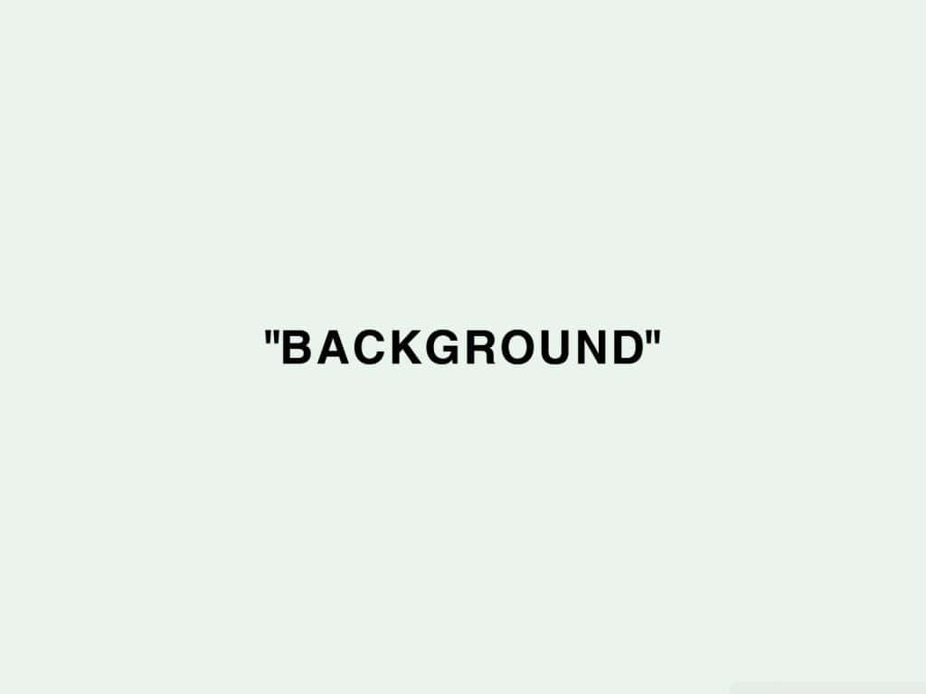 Off White iPad, pale green, minimalist text background, SD Desktop Wallpaper