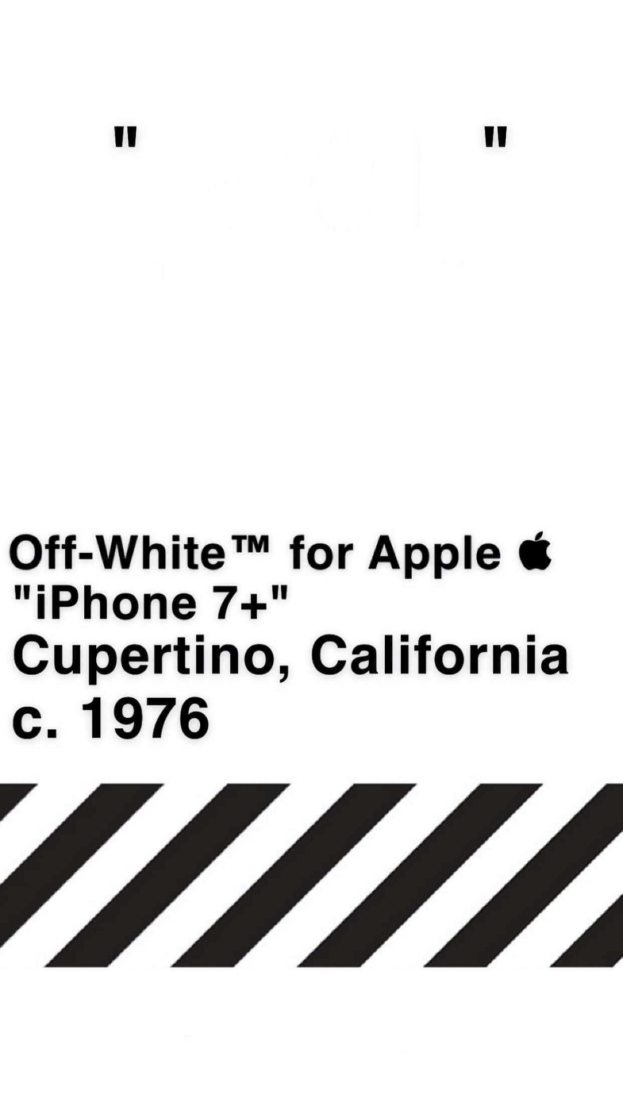 Off White iPhone 11, black text, white background, Full HD Phone Wallpaper