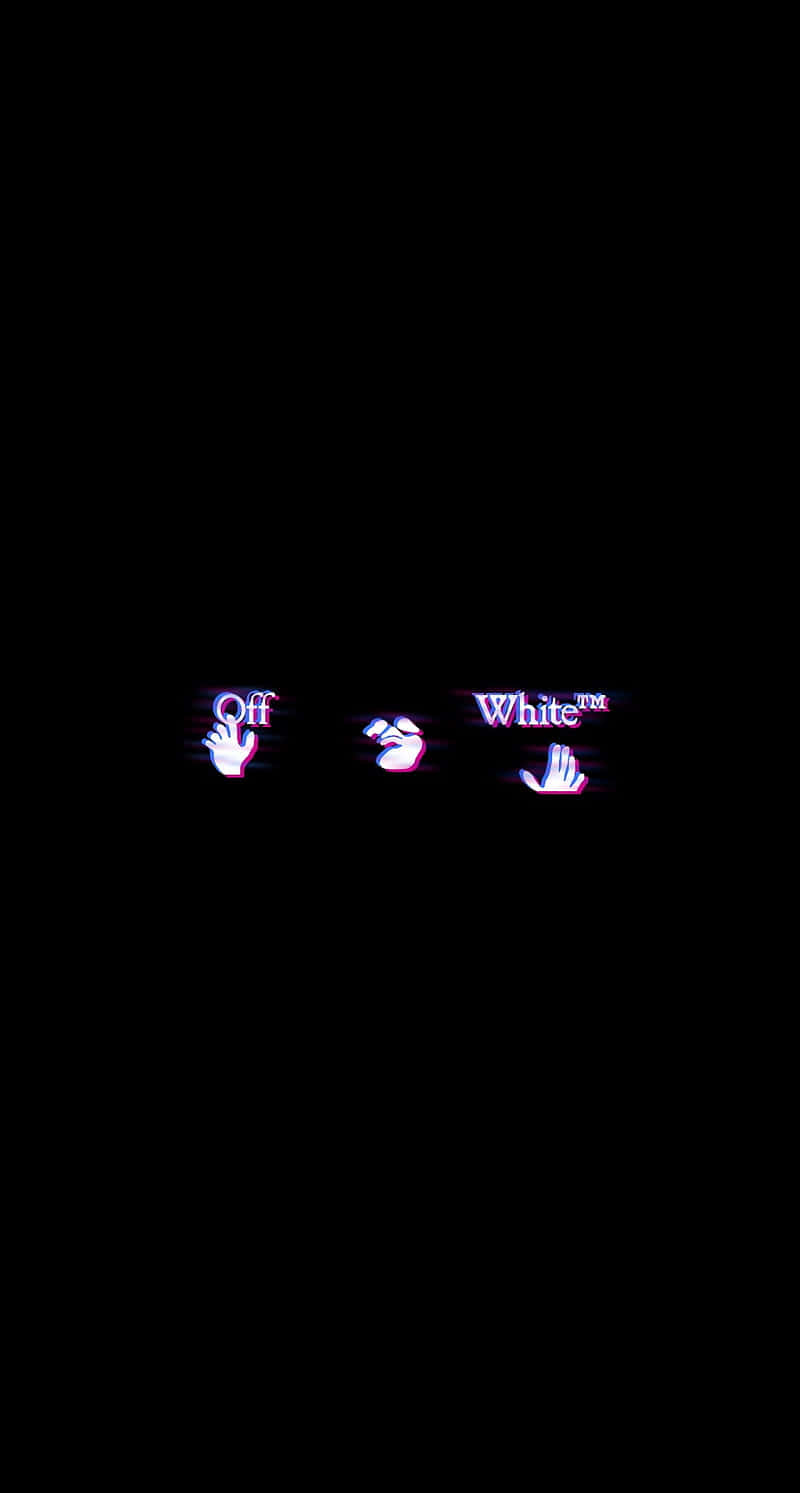 Off White, iPhone, neon pink, HD Phone Wallpaper