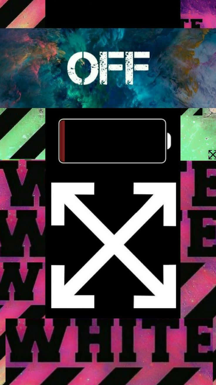 Off White, iPhone, glitch effects, HD Phone Wallpaper