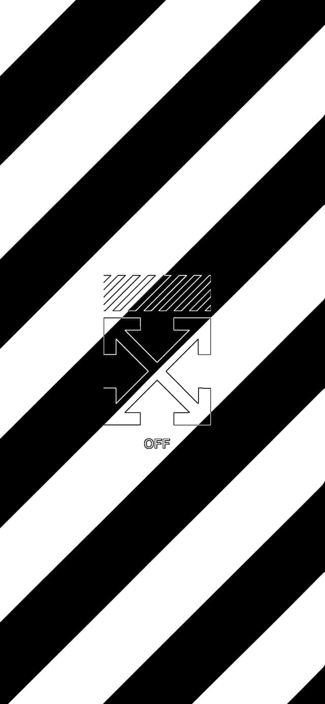 Off White, iPhone, diagonal stripe pattern, HD Phone Wallpaper