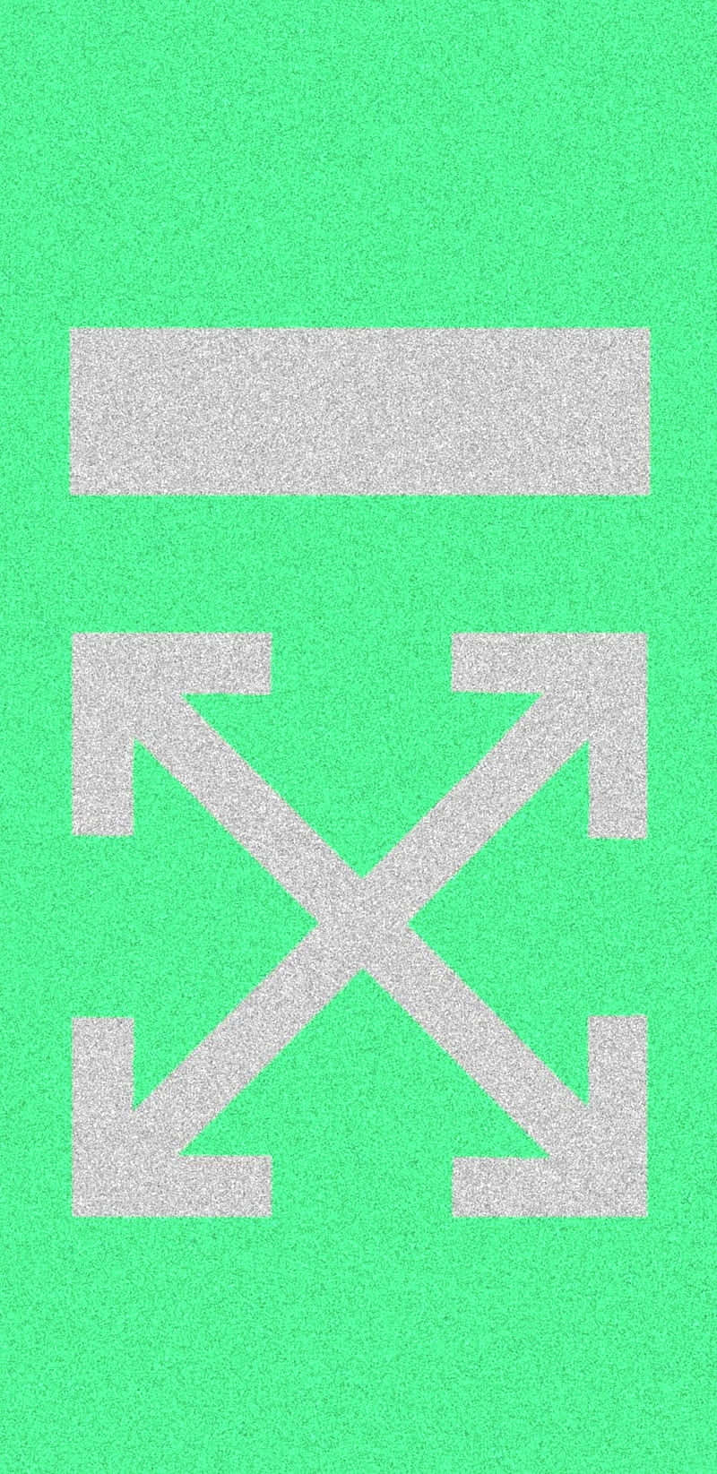 Off White iPhone, mint green, four arrows, HD Phone Wallpaper