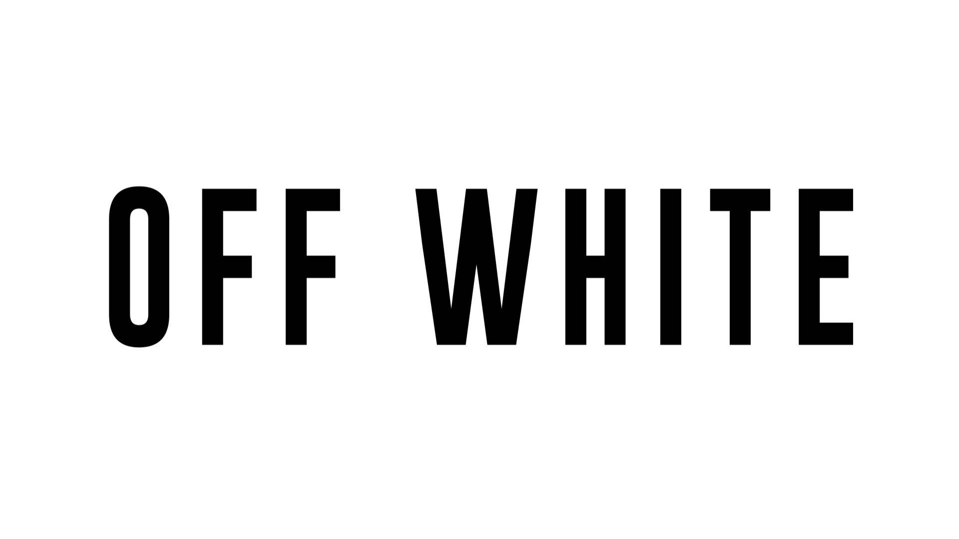 Off White Logo, black, white, Full HD Desktop Wallpaper