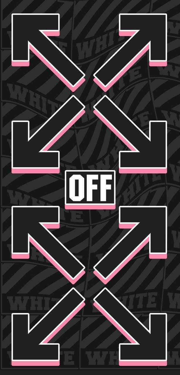 Off White, iPhone, black arrows, HD Phone Wallpaper