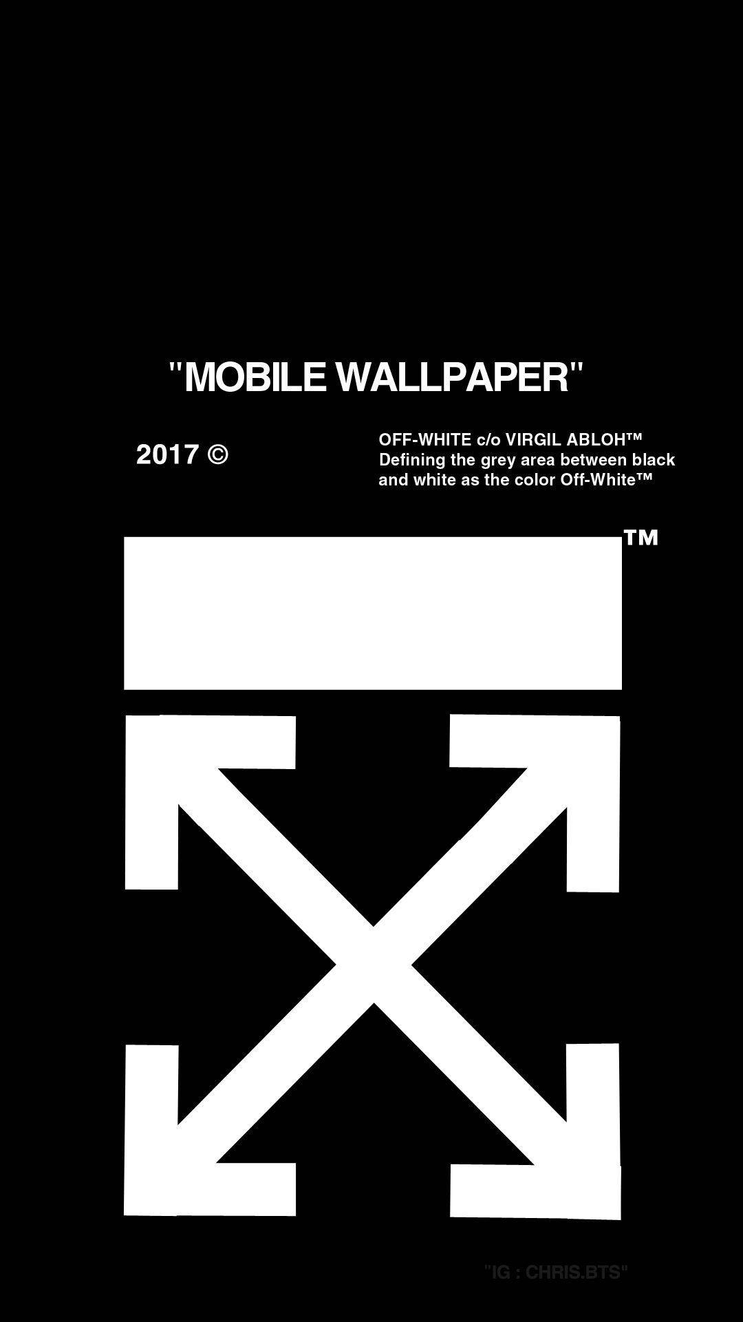 Off White Logo, white, black, Full HD Phone Wallpaper