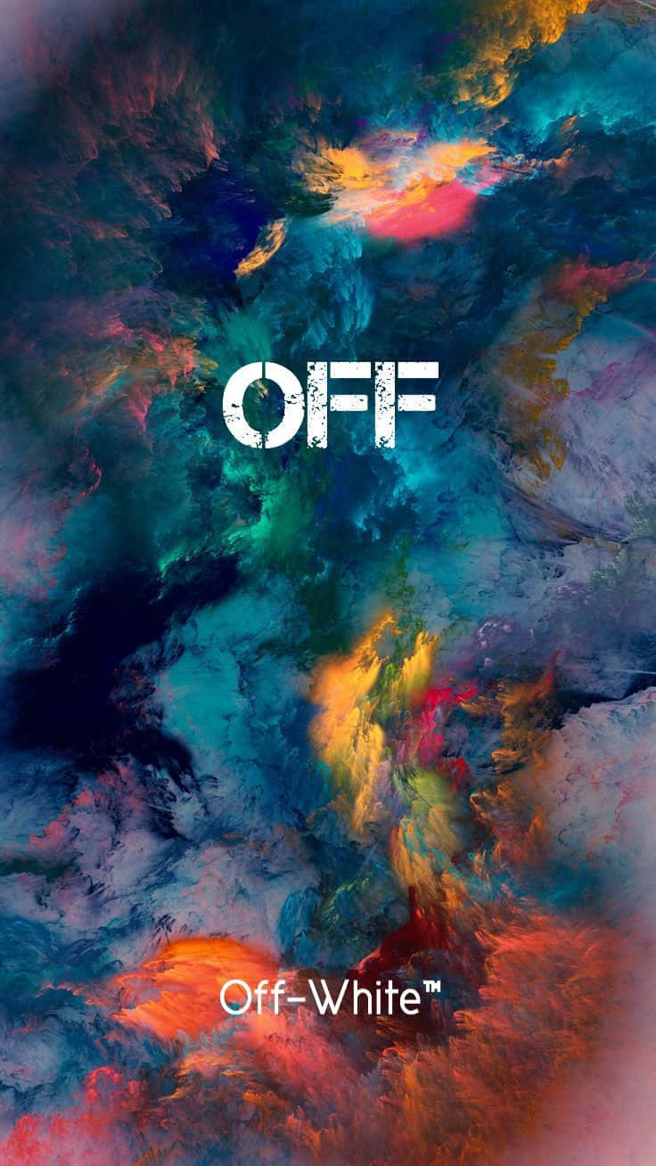 Off-White, iPhone, teal, HD Phone Wallpaper