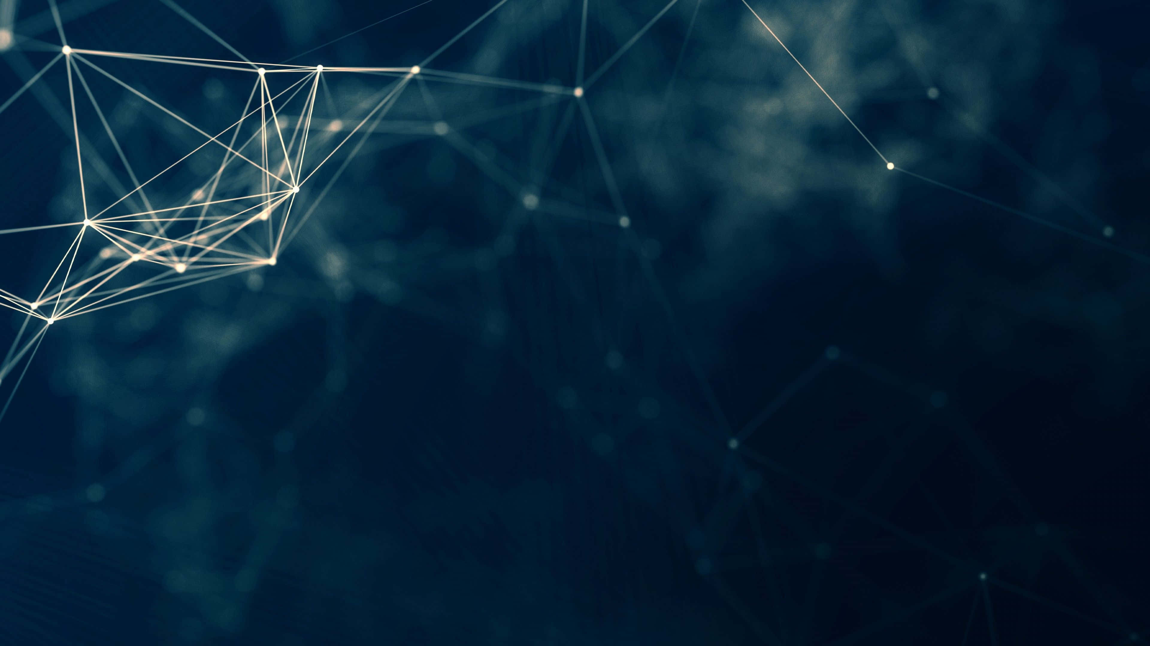 Off White, white dots, glowing network, 4K Desktop Wallpaper