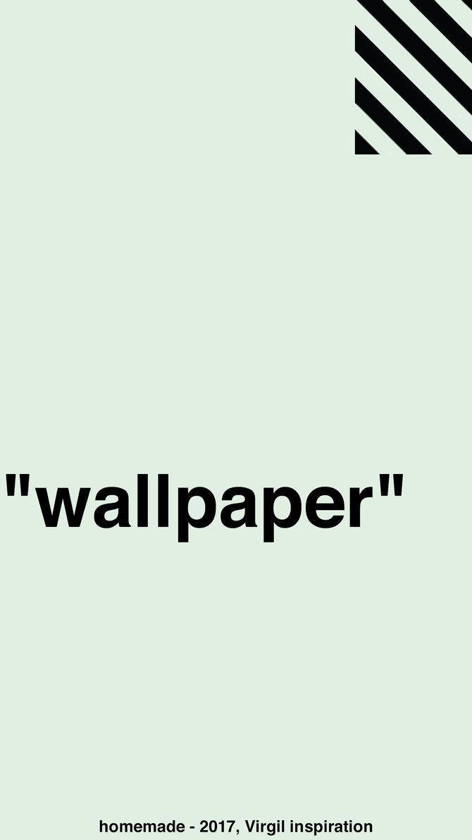 Off White, diagonal stripes, mint green, SD Phone Wallpaper