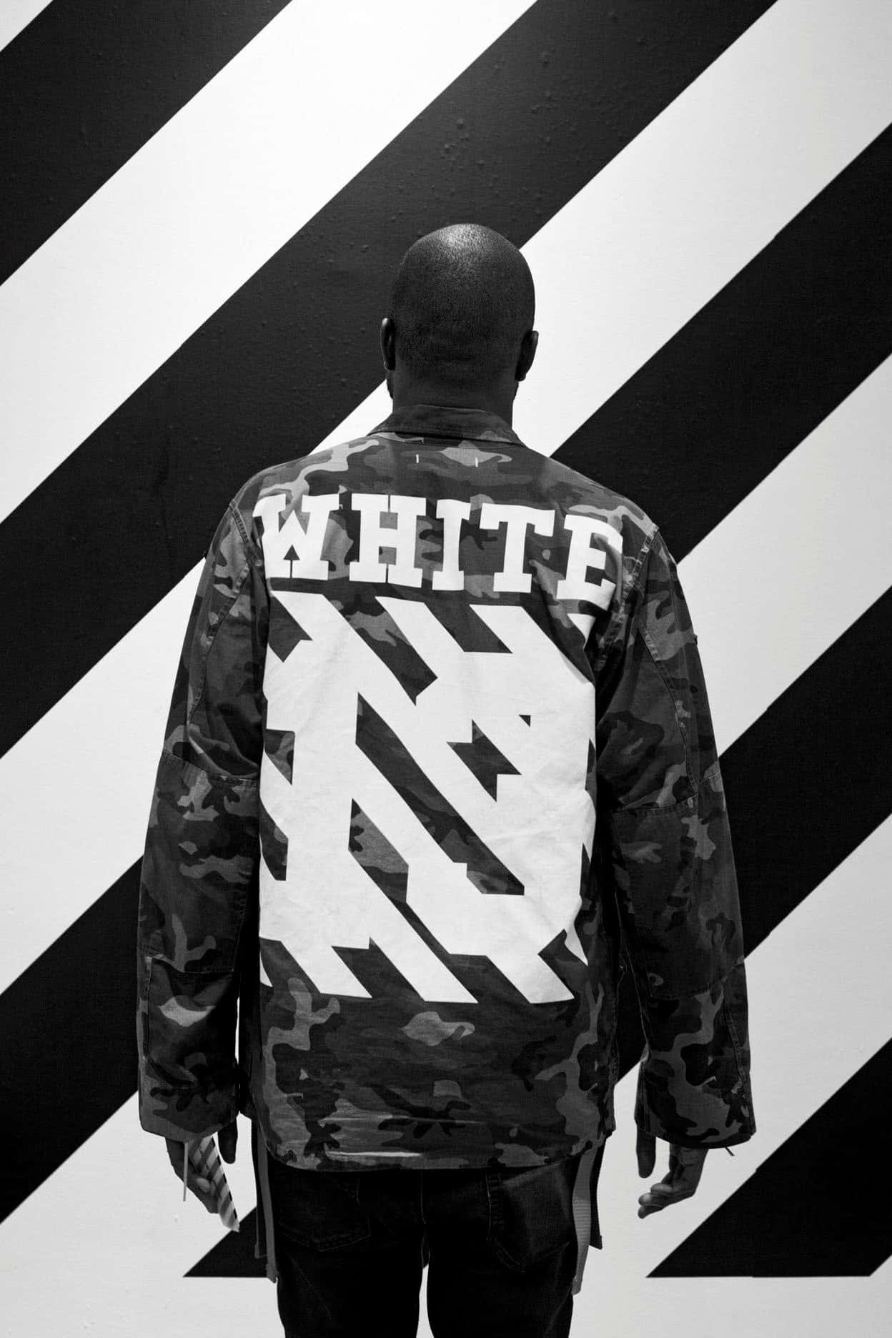 Off White, iPhone, camouflage jacket, HD Phone Wallpaper