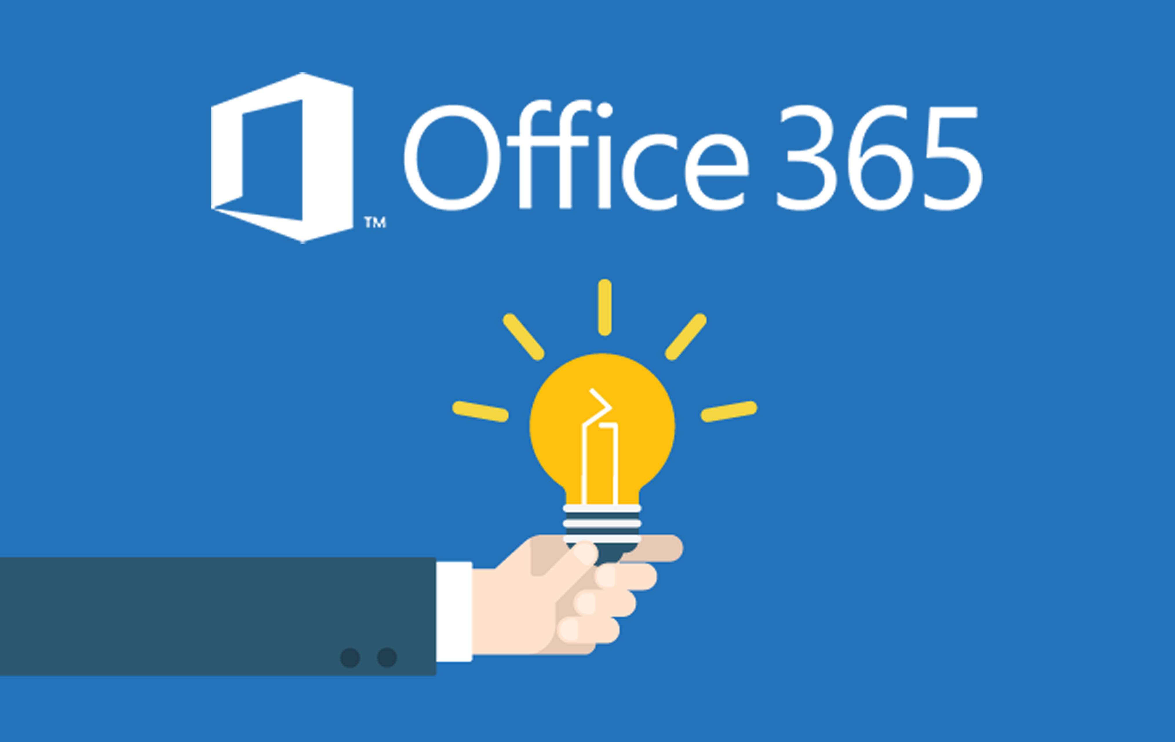 Office 365, lightbulb, glowing yellow, 4K Desktop Wallpaper