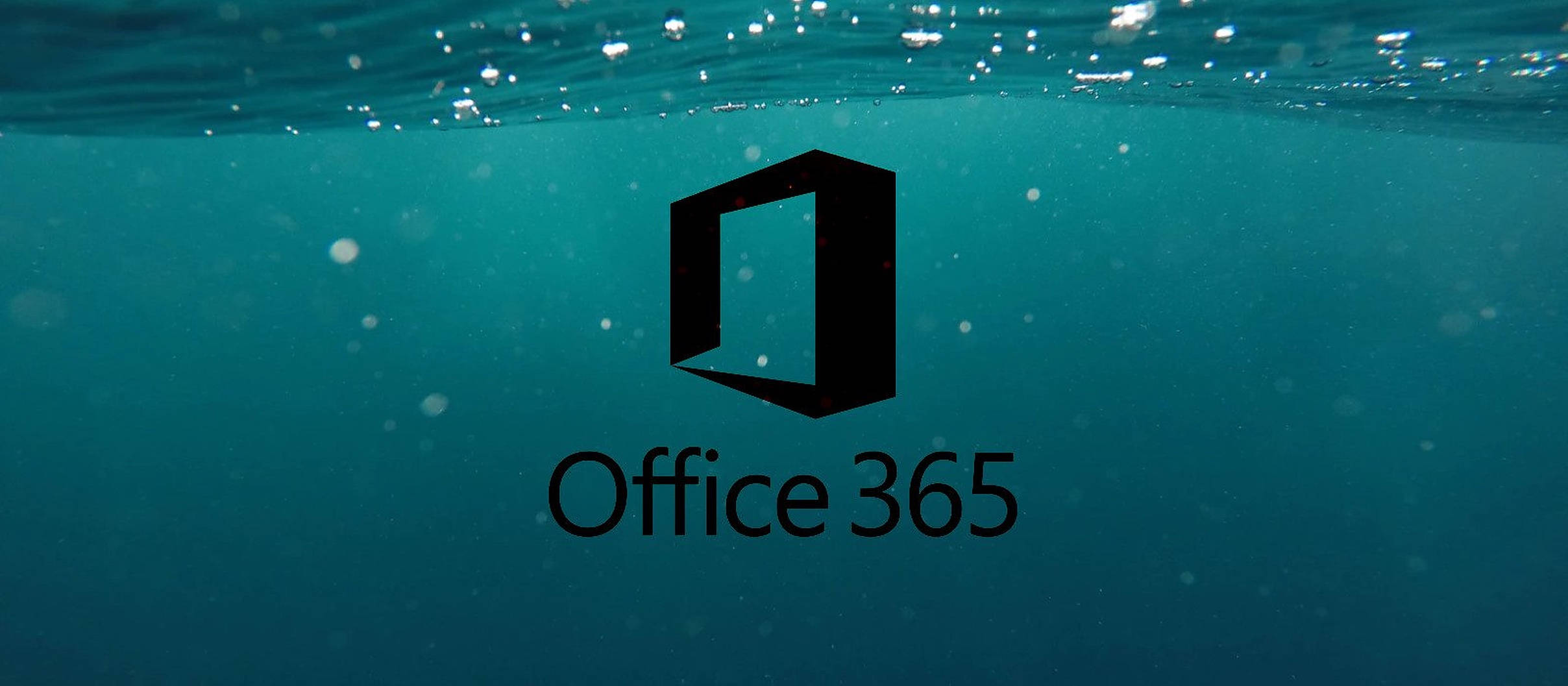 Office 365, teal blue water, sunlit ripples, Full HD Desktop Wallpaper