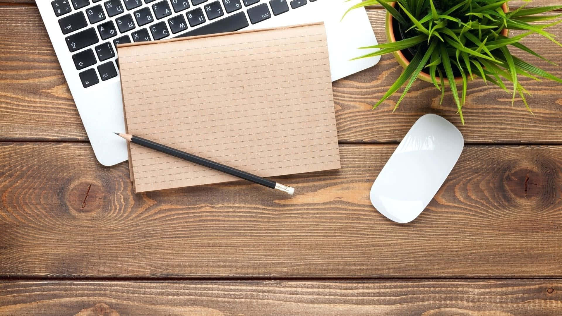 wooden desk, laptop, notebook, Full HD Desktop Wallpaper