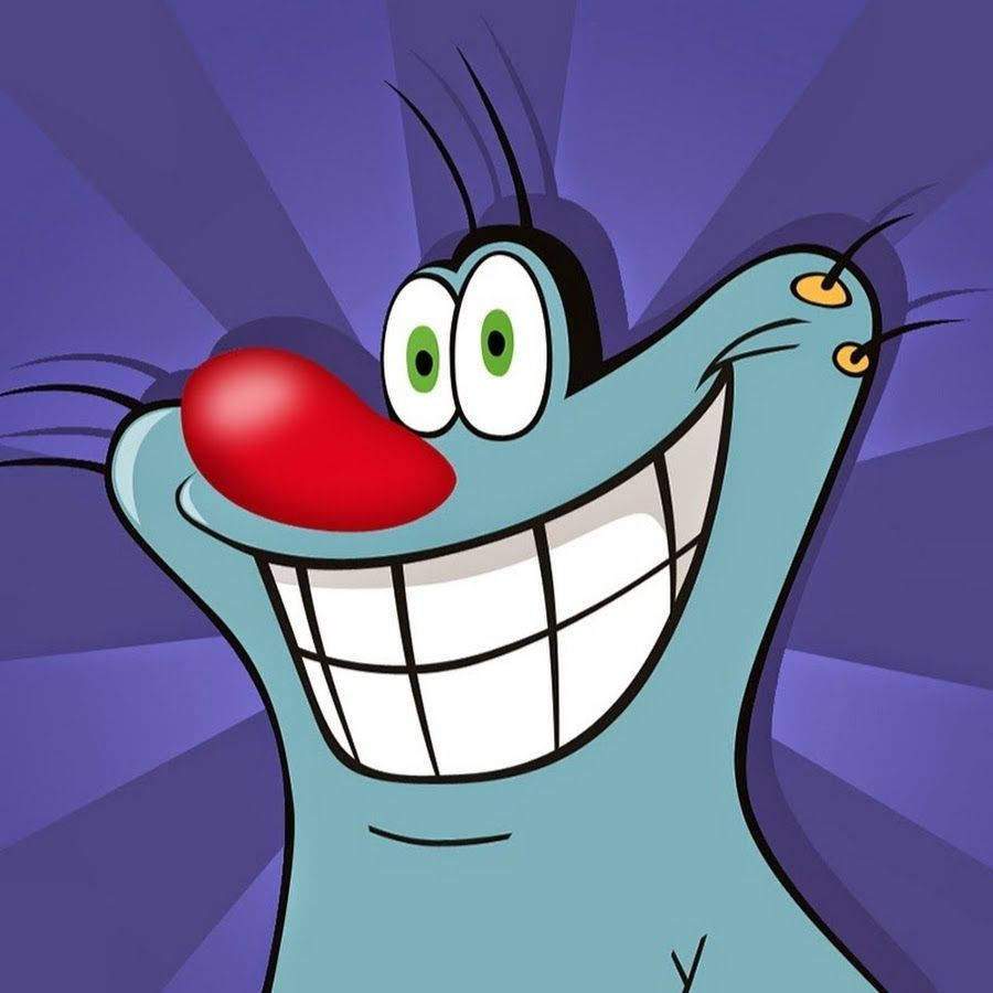 Oggy And The Cockroaches, Oggy, blue cat, SD Desktop Wallpaper