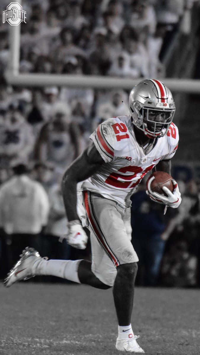 Ohio State Football, iPhone, player 21, SD Phone Wallpaper