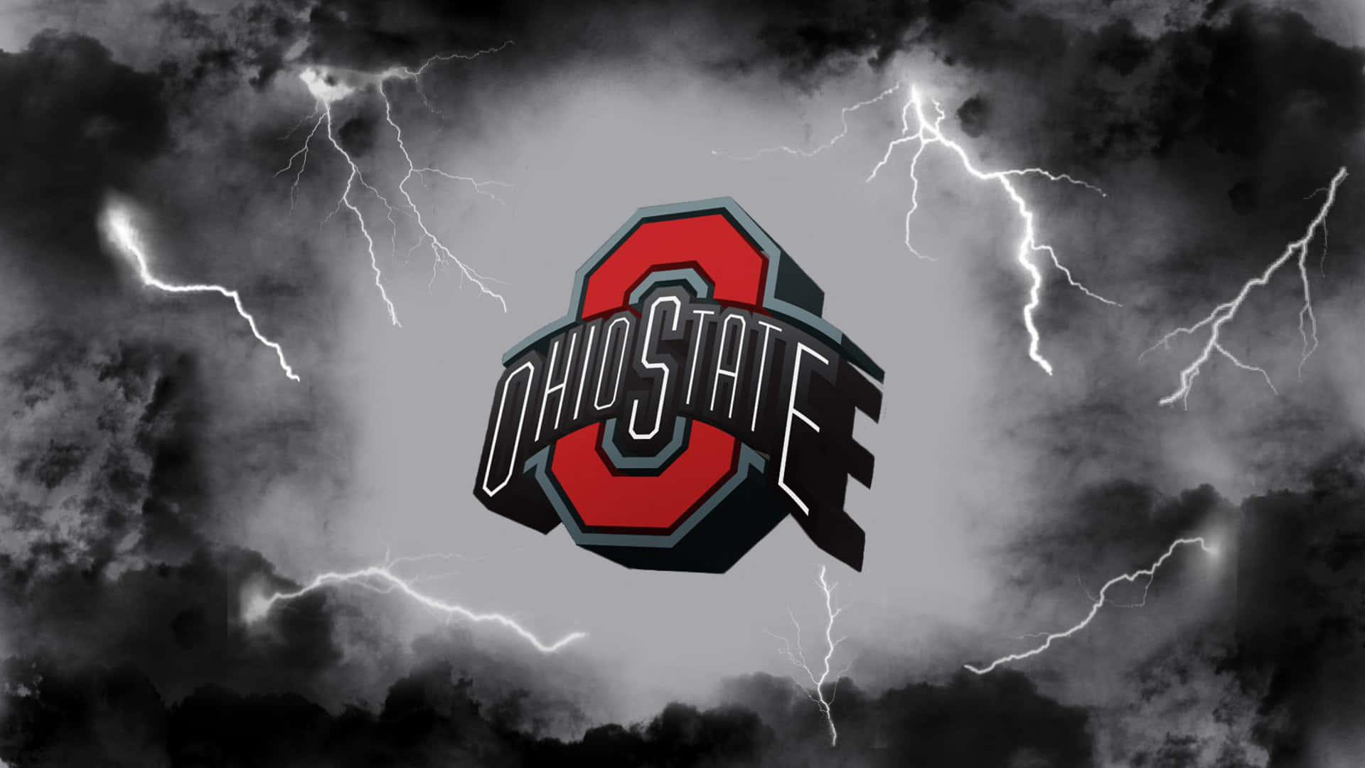 Ohio State, Ohio State logo, red, Full HD Desktop Wallpaper
