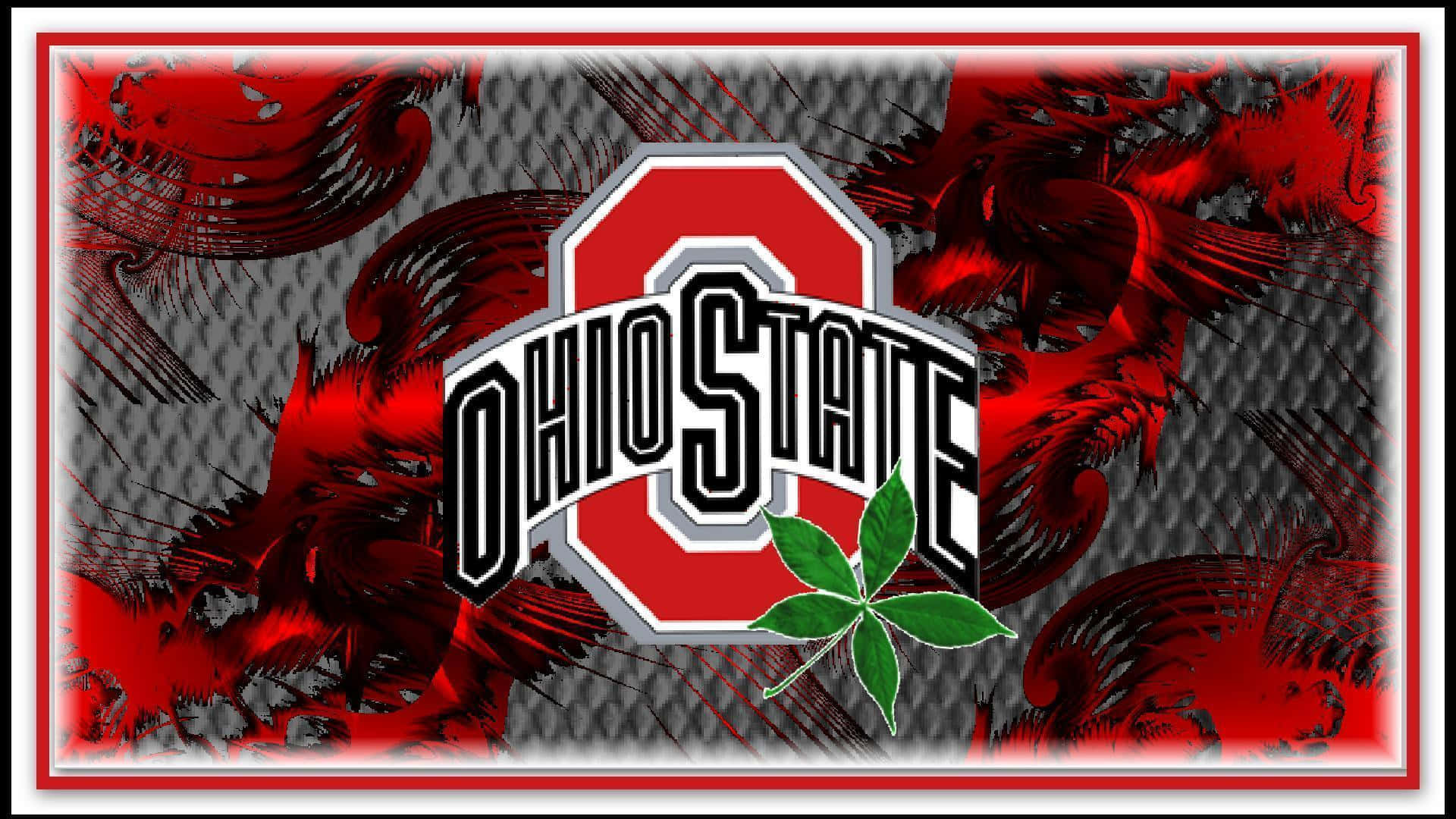 Ohio State Football, Ohio State logo, buckeye leaf, Full HD Desktop Wallpaper